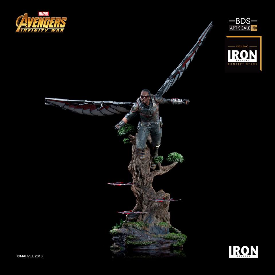 Iron Studios - Falcon BDS Art Scale 1-10 - Avengers Infinity War (7)