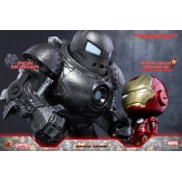 Hot Toys - COSB269 - Iron Man - Iron Man Mark III (Battle Damaged Version) & Iron Monger Cosbaby Set