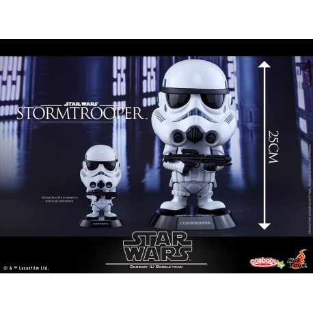 Hot Toys - COSB289 - Star Wars - Stormtrooper Cosbaby (L) Bobble-Head 