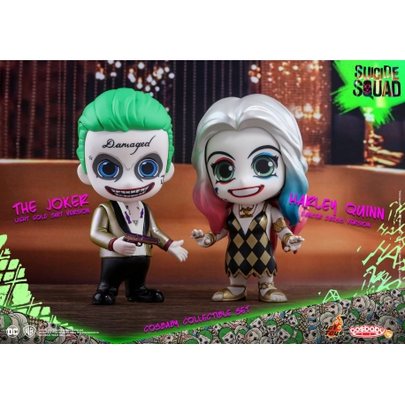 Hot Toys - COSB320 - Suicide Squad - The Joker (Light Gold Suit Version) & Harley Quinn (Dancer Dress Version)