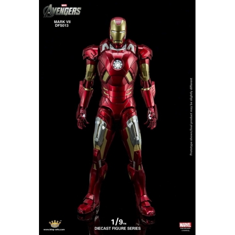 King Arts - 1/9th Diecast Figure Series -  Iron Man Mark 7