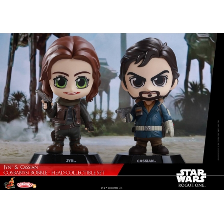 Hot Toys - COSB345 - Rogue One A Star Wars Story - Jyn & Cassian Cosbaby (S) Bobble-Head