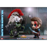 Hot Toys - COSB381 -  Thor, Gladiator Hulk, Valkyrie Cosbaby (S) Bobble-Head Collectible Set