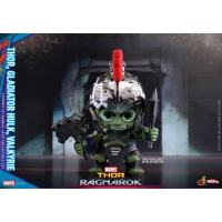 Hot Toys - COSB381 -  Thor, Gladiator Hulk, Valkyrie Cosbaby (S) Bobble-Head Collectible Set
