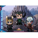  Hot Toys - COSB382 - Gladiator Thor, Loki, Hela Cosbaby (S) Bobble-Head Collectible Set