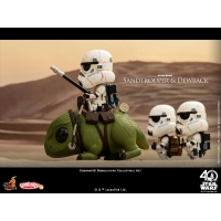 Hot Toys - COSB387 - Star Wars: A New Hope - Sandtrooper & Dewback Cosbaby (S) Bobble-Head
