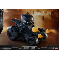 [Pre-Order] Hot Toys - COSB399 - Justice League - Batman & Batmobile Cosbaby (S) Collectible Set