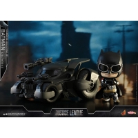 [Pre-Order] Hot Toys - COSB399 - Justice League - Batman & Batmobile Cosbaby (S) Collectible Set