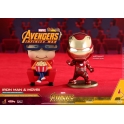 Hot Toys - COSB470 - Avengers: Infinity War - Cosbaby (S) Bobble-Head - Avengers: Infinity War Movbi with Iron Man 