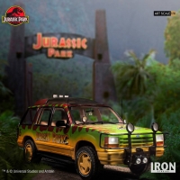 Iron Studios - T-Rex Attack BDS Art Scale 1/10 - Jurassic Park (SET A)