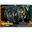 [Pre-Order] Hot Toys - COSB487 - Black Panther - Cosbaby (S) Bobble-Head - Black Panther Movbi and Black Panther Collectible Set