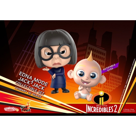 [Pre-Order] Hot Toys - COSB481 - Incredibles 2 - The Incredibles Movbi & Jack-Jack Cosbaby (S) Collectible Set