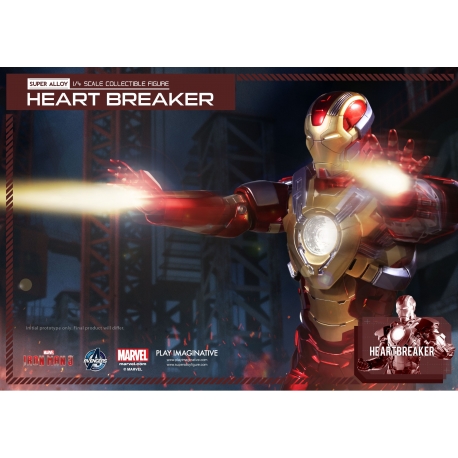 P.I. - Super Alloy - 1/4th - Iron Man 3 - Heartbreaker Diecast Figure