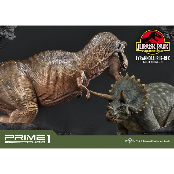 Prime 1 Studio 1/38 PCFJP-01 02 Jurassic Park Tyrannosaurus Rex & Triceratops 
