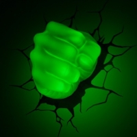 3D Light FX -Hulk Fist 3D Deco Light