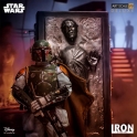 [Pre-Order] Iron Studios - Boba Fett & Han Solo in Carbonite Deluxe Art Scale 1/10 - Star Wars 