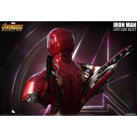 [Pre-Order] Queen Studios - Avengers Infinity War - Mark 50 Iron Man (Battle-Damaged Edition) LIFE SIZE BUST