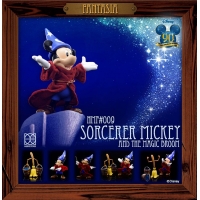 Hybrid Metal Action Figuration - Sorcerer Mickey & The Magic Broom