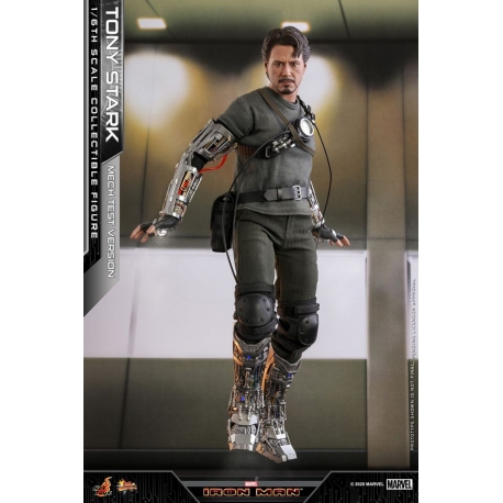 [Pre-Order] Hot Toys - MMS582 - Iron Man - 1/6th scale Tony Stark (Mech Test Version) Collectible Figure (Deluxe Version)