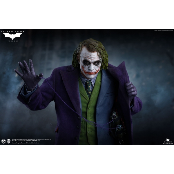 Queen Studios The Dark Knight Heath Ledger Joker 1 4 Statue Standard Edition