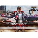 Hot Toys - MMS600 - Iron Man 2 - 1/6th scale Tony Stark (Mark V Suit up Version) Figure (Deluxe Version)