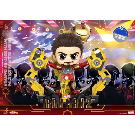 Hot Toys - COSB869 - The Avengers - Iron Man Mark VI with Suit-Up Gantry Cosbaby (S) Bobble-Head