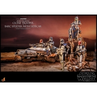 [Pre-Order] Hot Toys - TMS077 - SW: The Clone Wars - 1/6th scale Heavy Weapons Clone Trooper and BARC Speeder with Sidecar Set