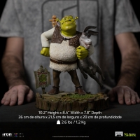 [Pre-Order] Iron Studios - Shrek, Donkey and The Gingerbread Man Deluxe - Shrek - Art Scale 1/10