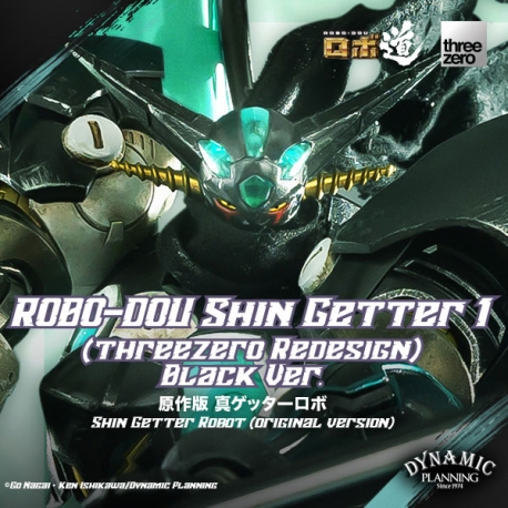 [Pre Order] ThreeZero - Shin Getter Robot（Original Version）- ROBO-DOU Shin Getter 1 (threezero Redesign) Black Ver.