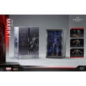 ZhongDong Toys - IRON MAN Mark I Action Figures Bundle set (with hall of armor blue light version and holograph panel)  