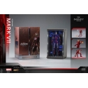 ZhongDong Toys - IRON MAN Mark VI Action Figures Bundle set (with hall of armor blue light version and holograph panel) 