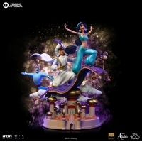 [Pre-Order] Iron Studios - Statue Aladdin and Jasmine - 100 Years Ver - Disney 100TH - Aladdin - Art Scale 1/10 